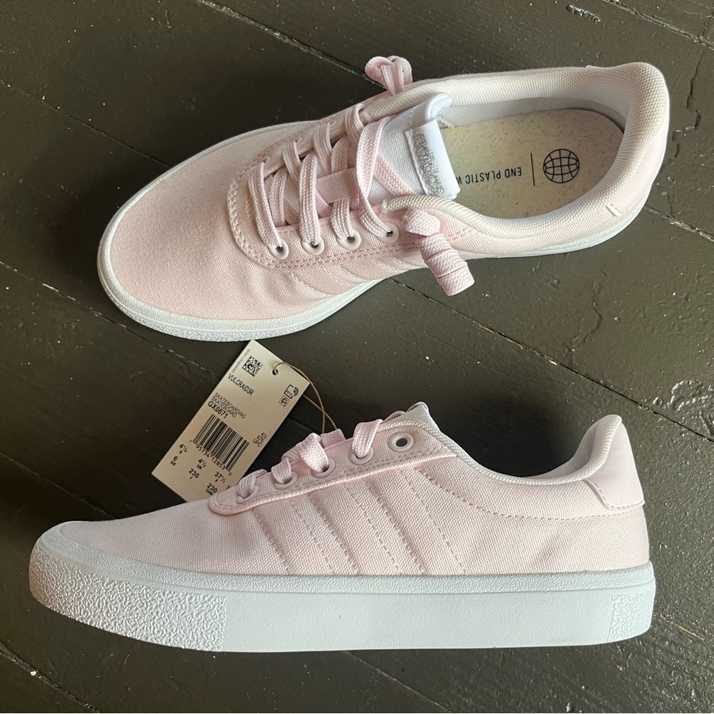 Adidas Vulc Raid3r skate sneaker in almost pink size 6